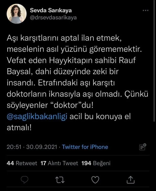 Yayıncı Rauf Baysal koronadan hayatını kaybetti! "Aşı karşıtı yazarlardan etkilendi" iddiası-5