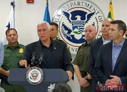 Dünya Mike Pence’in göçmen merkezi ziyaretinde kaydedilen görüntüleri konuşuyor!