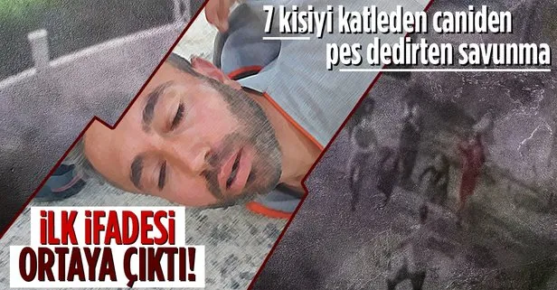 Konya’da 7 kişiyi katleden cani Mehmet Altun’un ilk ifadesi ortaya çıktı: Öldürme kastım yoktu