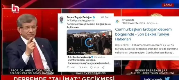 Davutoğlu’ndan Başkan Erdoğan yalanı!