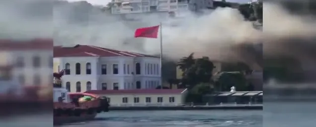 Beşiktaşta korkutan yangın