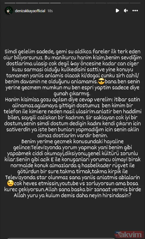 Deniz Akkaya Seren Serengil'i duvardan duvara vurdu: "Halvette altına kaçırıyor bu baba-oğulla ilişkiye girdi" Nur topu gibi yeni bir kaosumuz oldu - 20