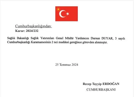 Başkan Erdoğan imzaladı: Atama ve görevden alma kararları Resmi Gazete'de-6