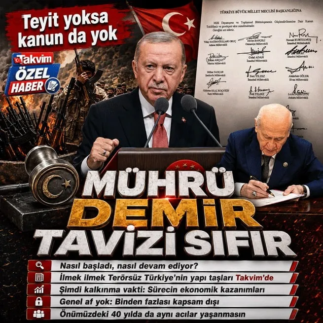 Türkiye 40 yıllık yükten kurtuluyor! Teyit yoksa kanun da yok... Terörsüz Türkiye yasasında tüm detaylar: Kimler kapsam dışı?