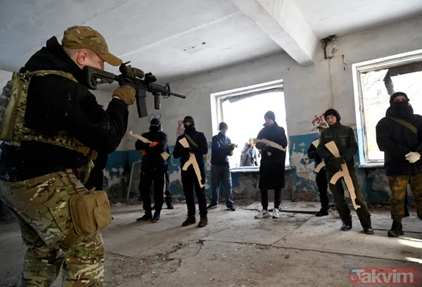 SON DAKİKA: Rusya Ukrayna son durum | Ukrayna sivilleri böyle eğitiyor - 11