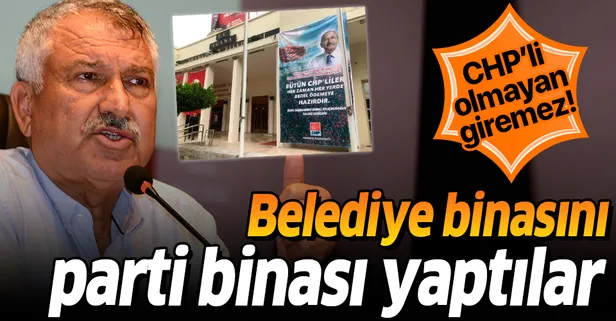 SON DAKİKA: CHP'li Adana Büyükşehir Belediyesi'nde büyük skandal! Zeydan Karalar hizmet binasını parti merkezi yaptı