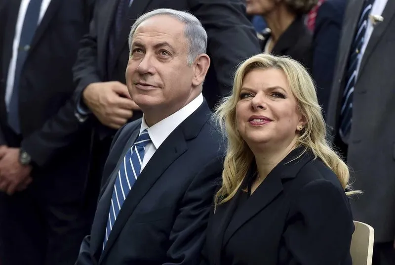 Terör devleti İsrail'in Başbakanı Benjamin Netanyahu ve eşi Sara Netanyahu