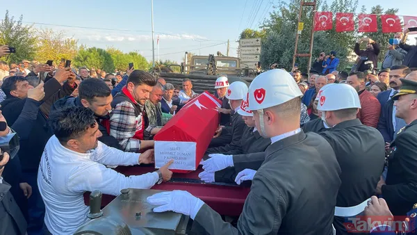 Şehit Piyade Komando Binbaşı Mehmet Duman son yolculuğuna uğurlandı... Duygulandıran sözler - 12