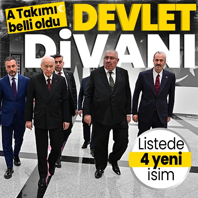 MHP’de ’divan’ vakti! Devlet Bahçeli’nin A Takımı belli oldu: İşte isim isim liste