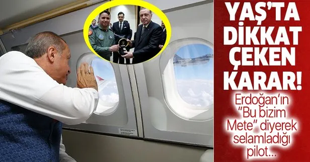 Başkan Erdoğan’ın ’Bu bizim Mete’ diyerek selamladığı Mete Kuş tuğgeneralliğe terfi etti