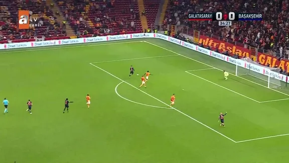GOL  | Galatasaray 0-1 Başakşehir (Deniz Türüç)