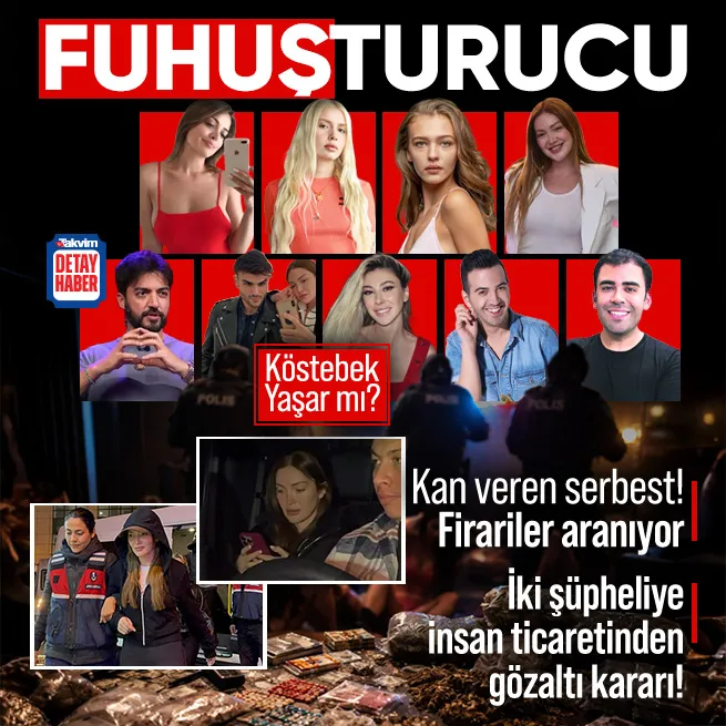 Ünlülere bir uyuşturucu operasyonu daha! Aleyna Tilki, Danla Biliç, ve İrem Sak serbest bırakıldı