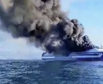 Yunanistan’da yanan feribotla ilgili flaş açıklama