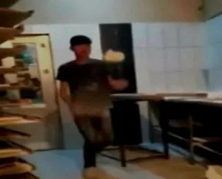 Fırın sahibinden infial yaratan görüntü hakkında açıklama!