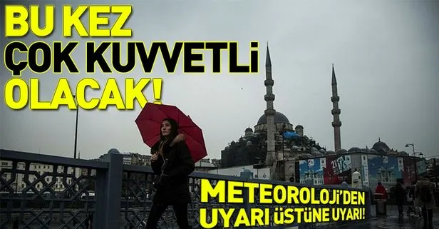 Meteoroloji’den kuvvetli yağış uyarısı! İstanbul’da bugün hava nasıl olacak? 9 Aralık 2018 hava durumu