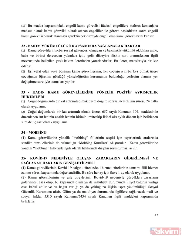 Sendikalar memur ve memur emeklisi için ne talep etti? Memur toplu sözleşme zammı yüzde kaç? İşte detaylar... - 21
