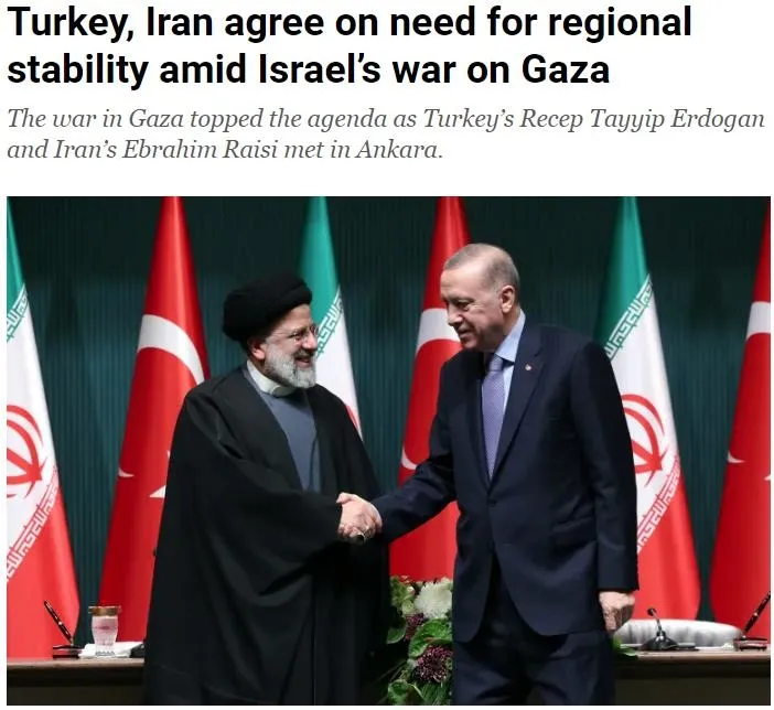 Başkan Erdoğan-Reisi görüşmesi dünya basınında! Gündem Gazze: Orta Doğu için istikrar sözü-2