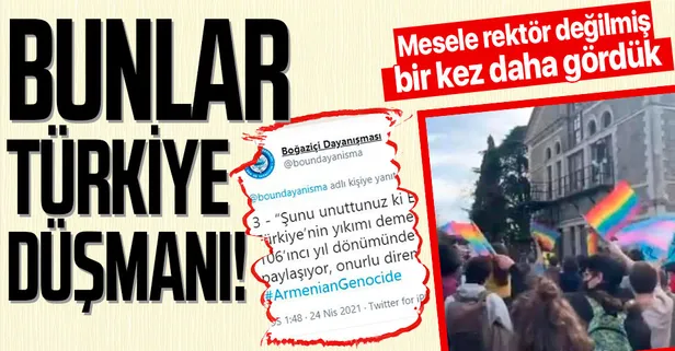 Boğaziçi Üniversitesi’deki eylemleri organize eden Boğaziçi Dayanışma sözde 'Ermeni soykırımı'na destek verdi!