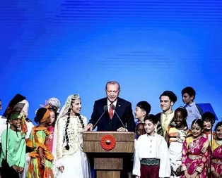 Başkan Erdoğan 23 Nisan gala programında çocuklara seslendi