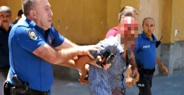 Evini yakmaya çalıştı eşini alıkoydu! Korku dolu anlar