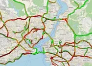 İstanbulda kısıtlamaya saatler kala trafik yoğunluğu yüzde 76ya çıktı | YOL DURUMU