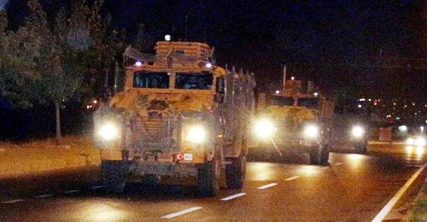 Suriye sınırına askeri sevkiyat