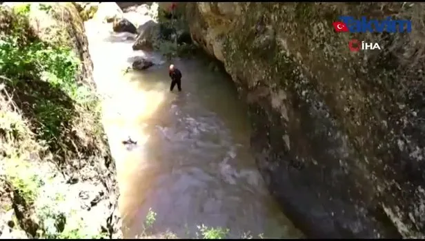 Karabük’te kanyonda kaybolan gencin cesedine 3 gün sonra ulaşıldı