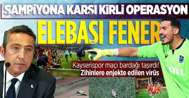 Şampiyon Trabzonspor’a karşı kirli algı operasyonu! Zihinlere enjekte edilen virüs: Fenerbahçe önderliğini yapıyor