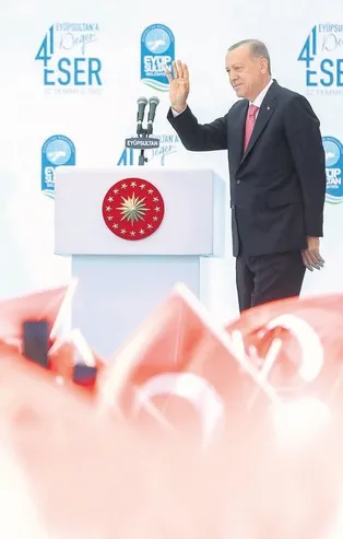 Başkan Erdoğan Eyüpsultan’daki 41 Ayda 41 Eser Toplu Açılış Töreni’ne katıldı!