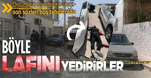 Mardin Nusaybin’de öldürülen canlı bombanın hedefinde polisler vardı: Hepinizi öldüreceğim hepinizi katledeceğim