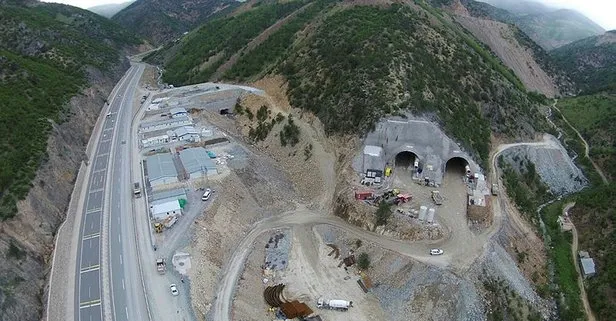 yeni zigana tuneli insaatinda yuzde