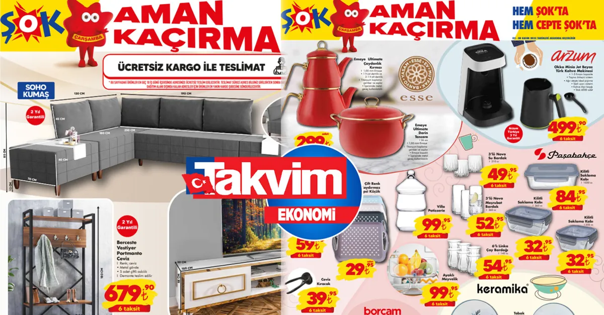 Şok’ta bu hafta 6’lısı 27 TL’ye düştü! Çeyiz, diyet, makyaj ürünlerinde İNDİRİM BAŞLADI! ŞOK KASIM 2022 AKTÜEL ÜRÜNLER LİSTESİ!