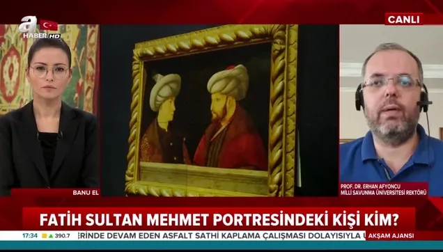 Prof. Dr. Erhan Afyoncu açıkladı: Fatih Sultan Mehmet'in portresindeki kişi kim?