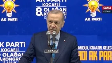 Başkan Erdoğan’dan AK Parti Kocaeli 8. Olağan İl Kongresi’nde önemli açıklamalar