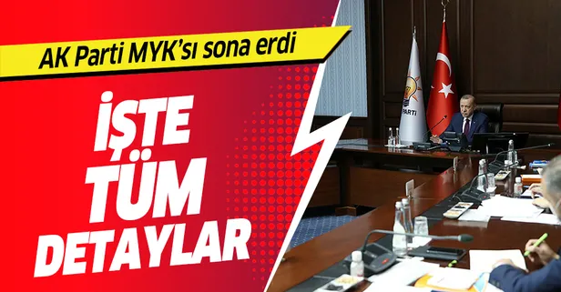 AK Parti Merkez Yürütme Kurulu (MYK) toplandı