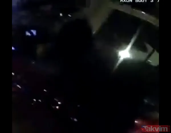 ABD'de polis sürücü koltuğundan inmeyen genci silahla vurarak yaraladı - 1