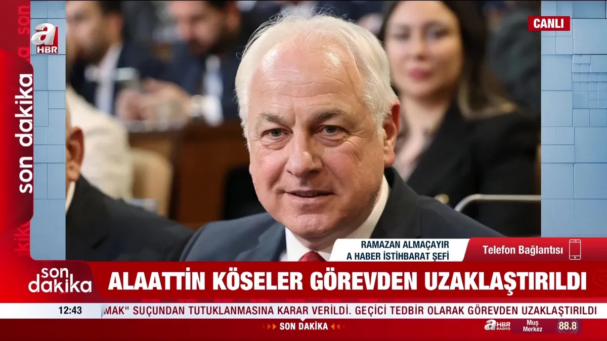 Alaattin Köseler görevinden uzaklaştırıldı!