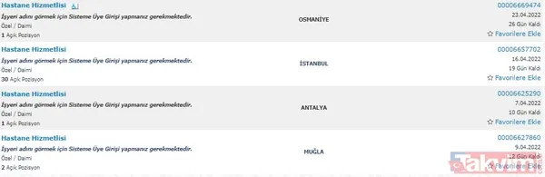 İlköğretim mezunları hemen işe alınacak! Hastanelere KPSS'siz DOLGUN MAAŞLA temizlik görevlisi ve hastane hizmetlisi alınıyor başvurular İŞKUR'a! - 6