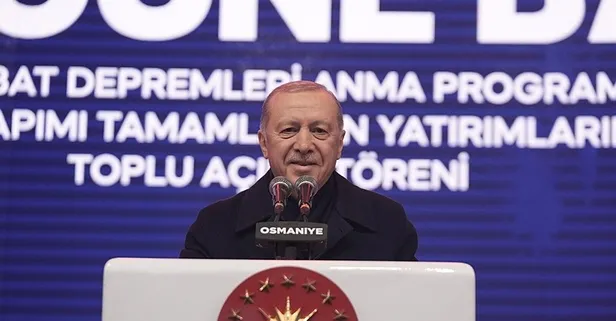 Başkan Erdoğan'dan deprem turistlerine sert tepki: "Bunların bitmez dediği evler burada"