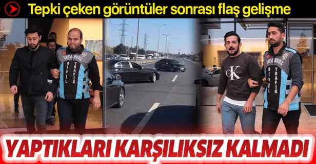 Son dakika: İstanbul Ataşehir’de TEM’i kapatarak ’drift’ yapan 5 sürücü gözaltına alındı