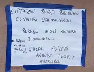 Yurdum insanından hırsızlara notlar