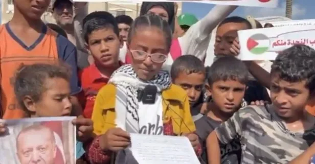 Gazze'nin çocukları Başkan Erdoğan’a seslendi: “Bu soykırımı durdurabilecek güç sizde”