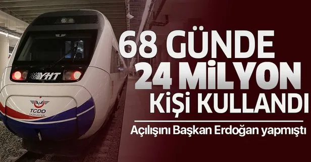 Başkan Erdoğan açmıştı! 68 günde 24 milyon kişi kullandı