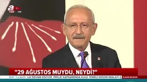 Kemal Kılıçdaroğlu’ndan 30 Ağustos gafı