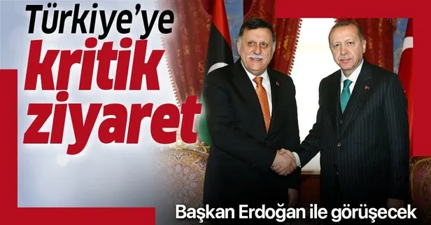 Libya Başbakanı Sarrac Türkiye'ye geliyor