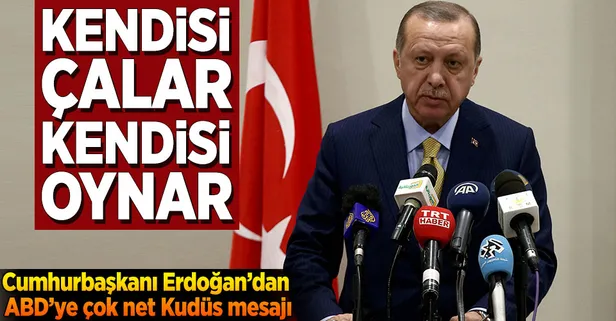Erdoğan: Kendisi çalar kendisi oynar