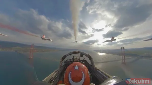 Tüyler diken diken! Türk Yıldızları'ndan 1915 Çanakkale Köprüsü açılışında nefes kesen gösteri - 3