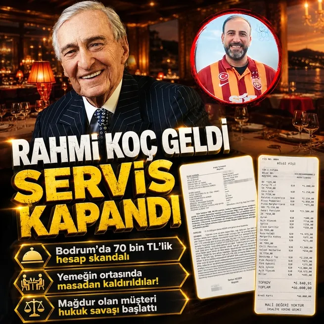 Rahmi Koç gelince restorandan çıkarıldılar: 70 bin TL ödeyen müşteri jandarmaya koştu