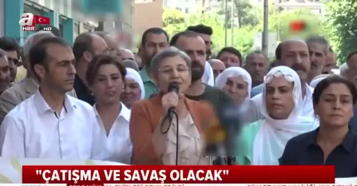 HDP’li vekil Leyla Güven’den küstah sözler! ‘’Çatışma ve savaş olacak’’