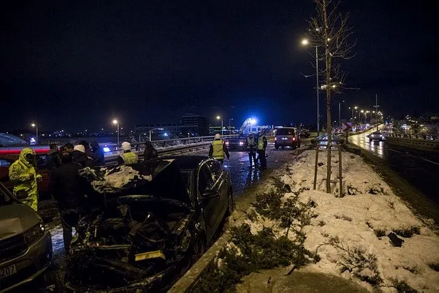 Son dakika: Ankara'da 25 araç birbirine girdi! Yaralılar var-1